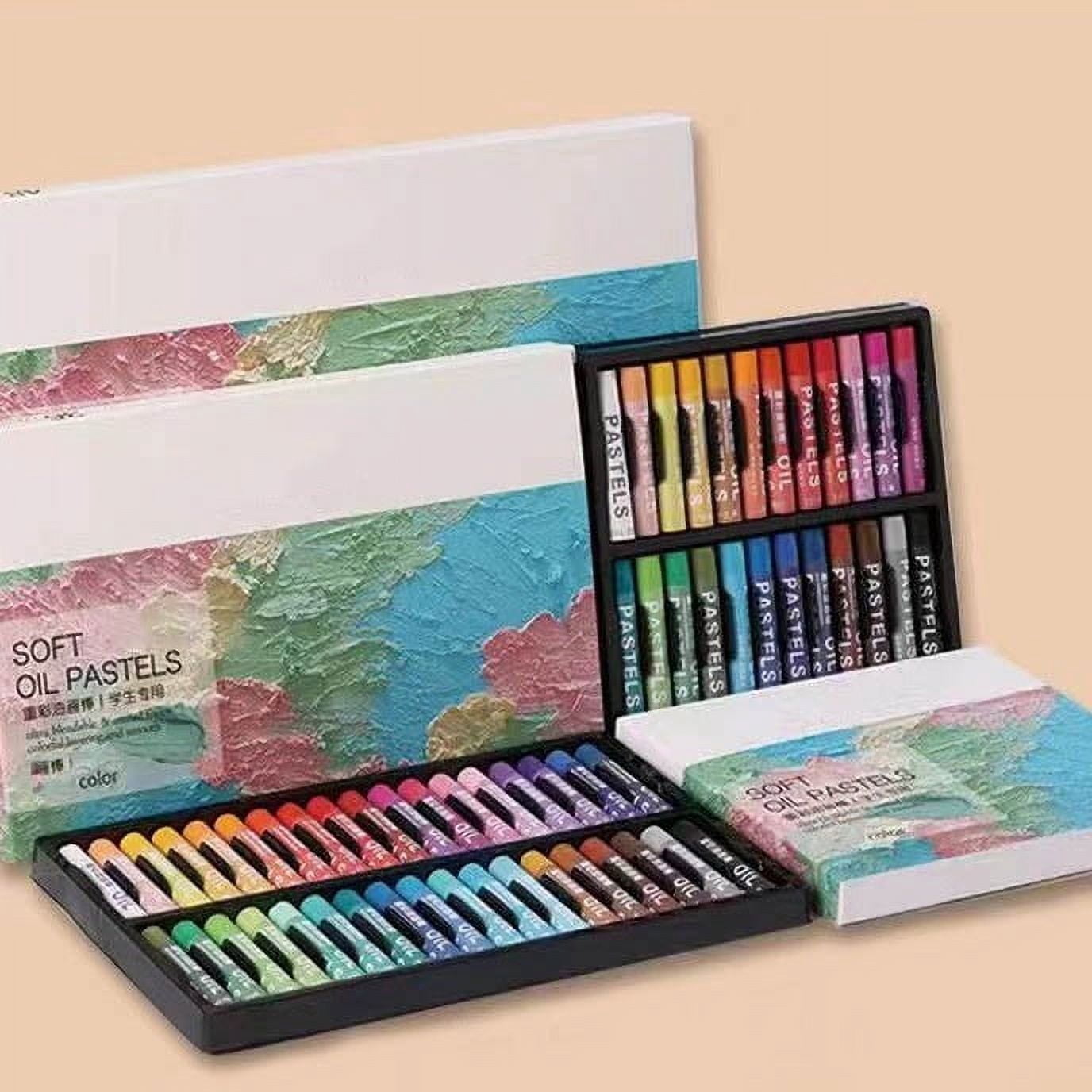 12pcs Heavy Color Oil Sticks Set - Soft Non-Toxic Painting Crayons, Smooth Blendable Doodle Crayons for Teens & Adults, Oil Pastel for Home Craft Art, Drawing & Creative Graffiti, Multicolor  ﻿