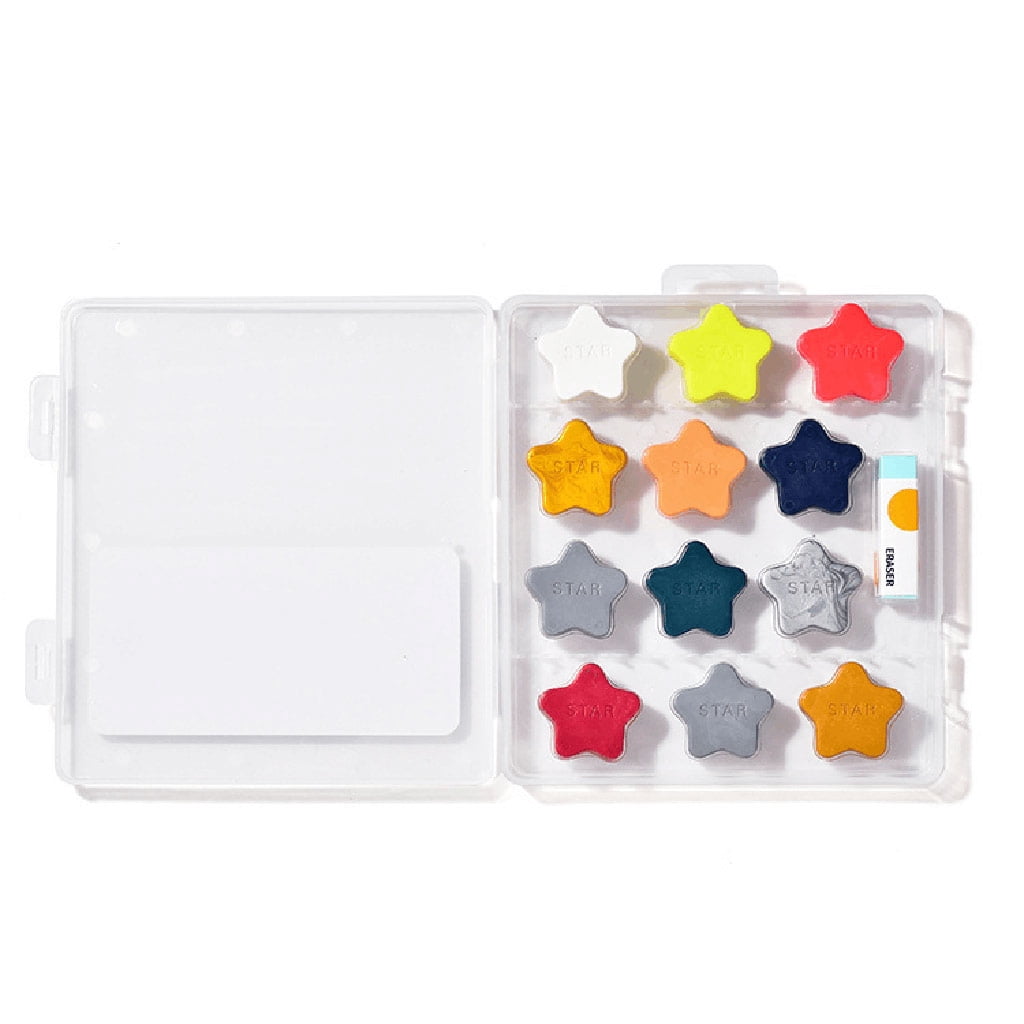 12Pcs Easy to Erase Painting Crayons Painting Pastel Pencil Art Supplies for Assorted Color