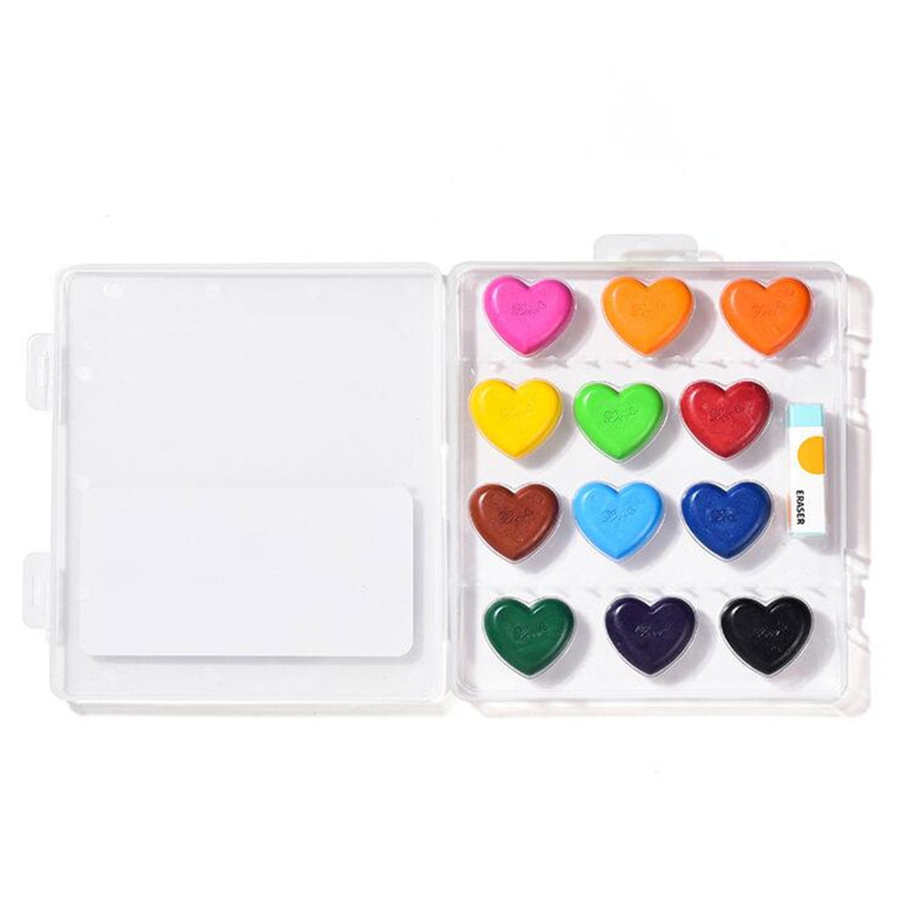 12Pcs Easy to Erase Painting Crayons Painting Pastel Pencil Art Supplies for Assorted Color
