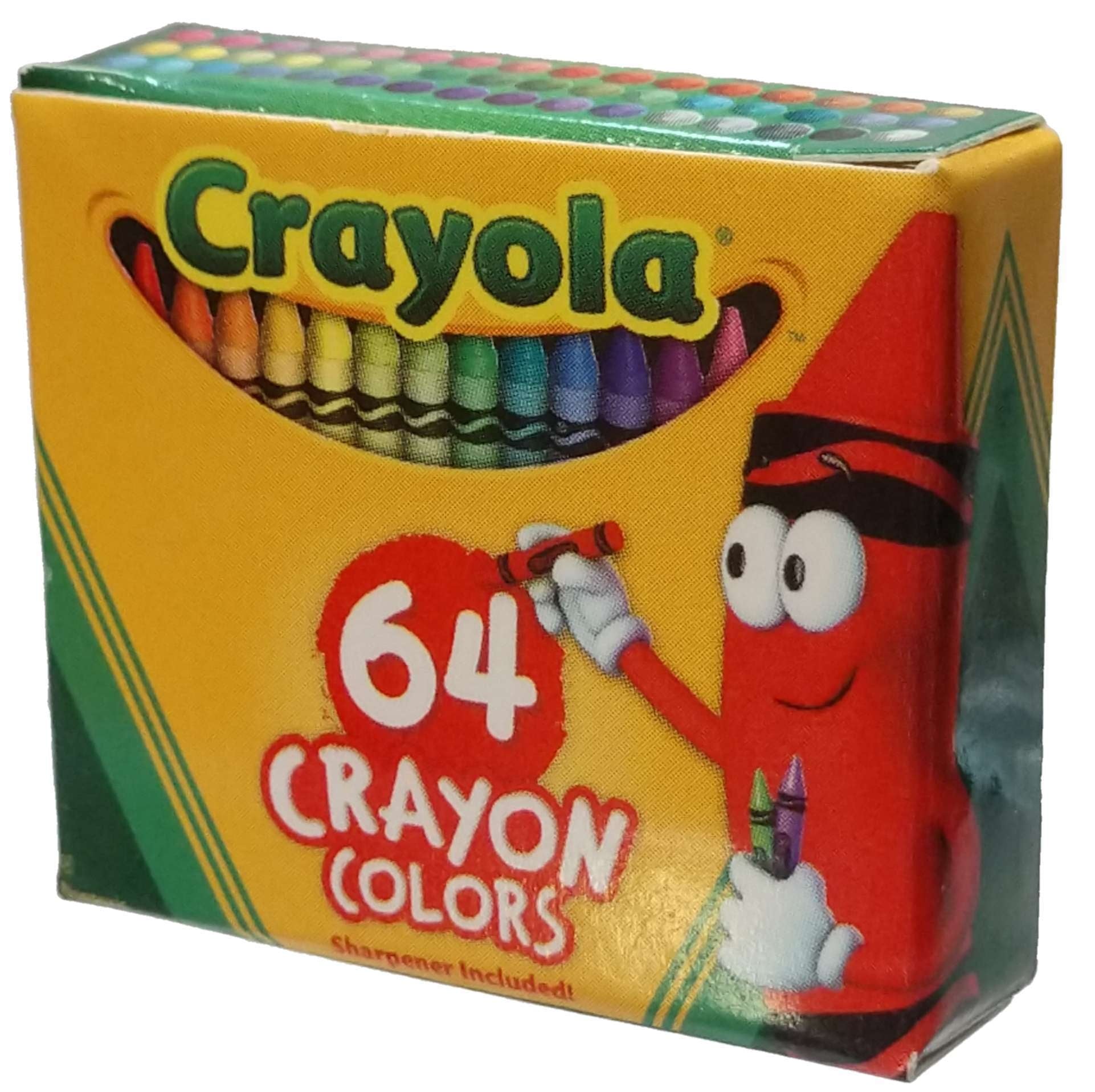 5 Surprise Mini Brands! Crayola 64 Crayon Colors Miniature (No Packaging)