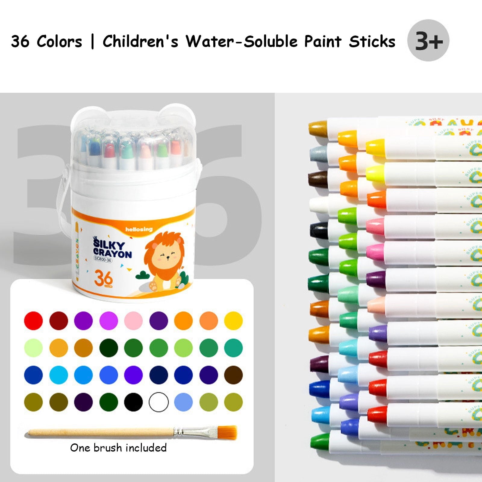 2026 New Twist Crayons: The Ultimate Mess-Free Art Set,12/24/36/48 Color Rotary Washable Crayons, Super Quick Drying, Multicultural Pastel Gel Crayon, Easy Grip Coloring Gift (12 Color)
